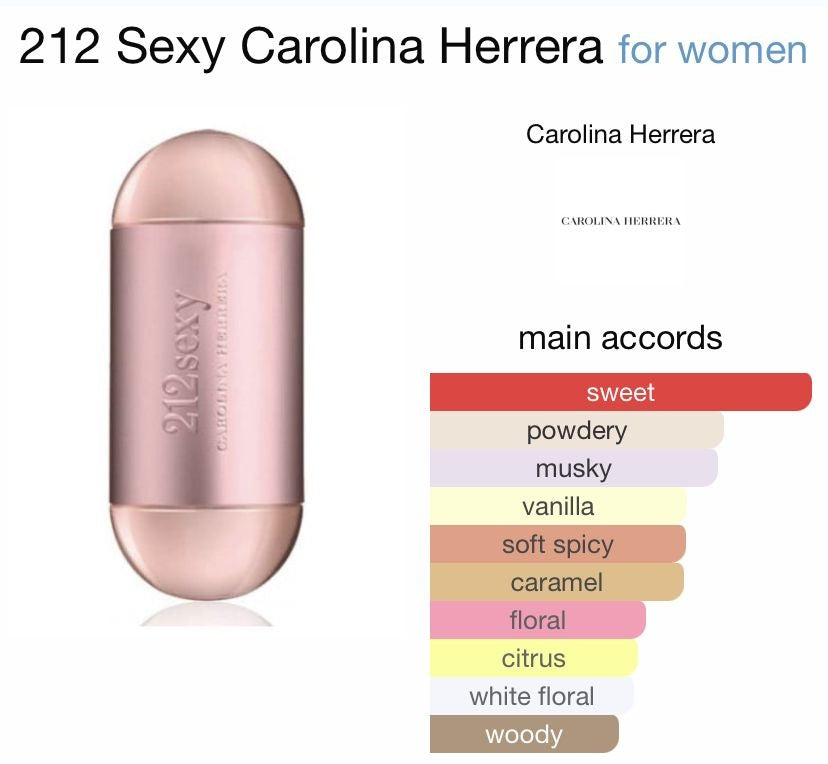 Carolina Herrera 212 Sexy  for Women - 100ml