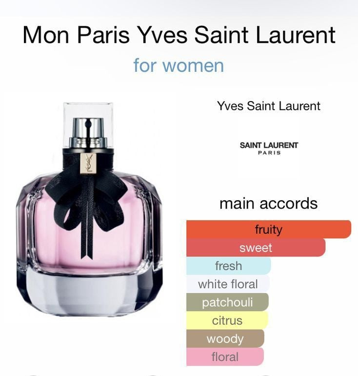 Yves Saint Laurent Mon Paris Eau de Parfum for Women - 100 ml