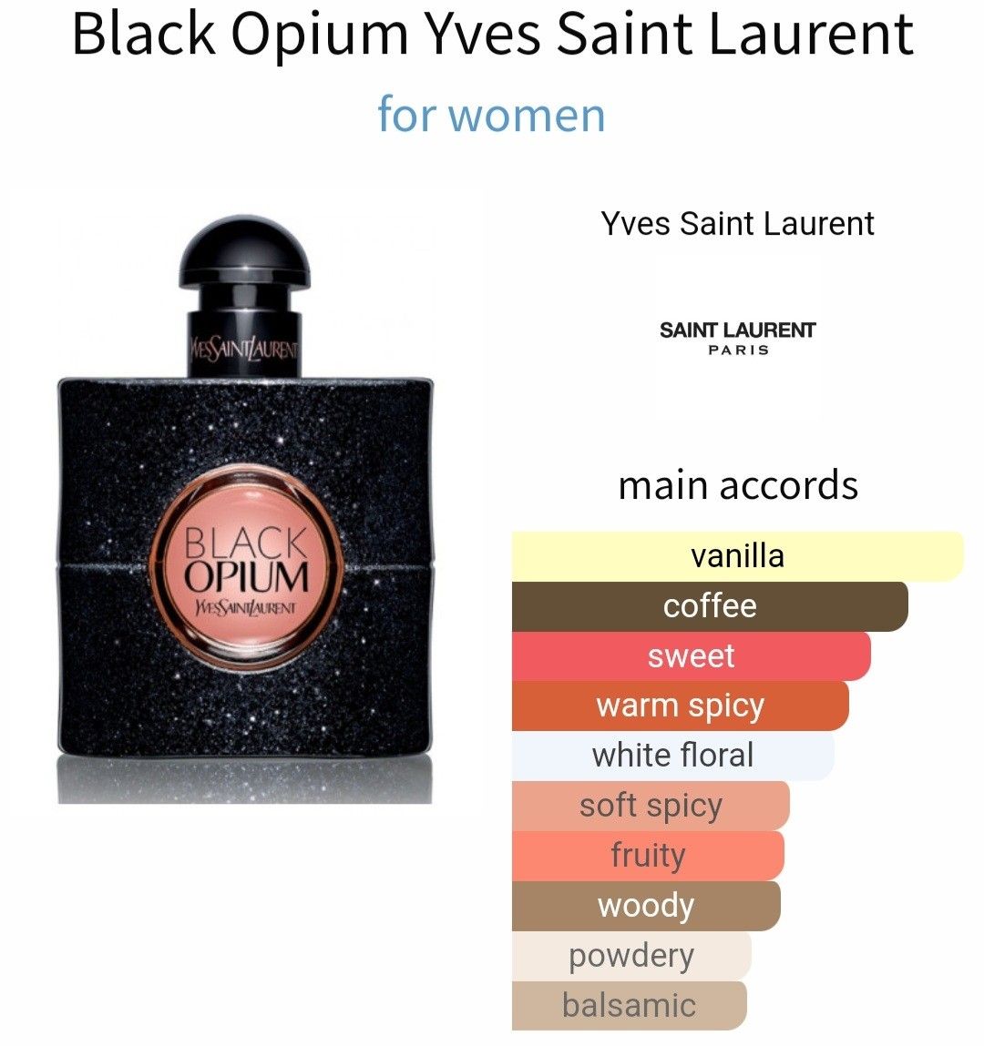 Yves Saint Laurent Black Opium Eau De Parfumor Women - 100ml