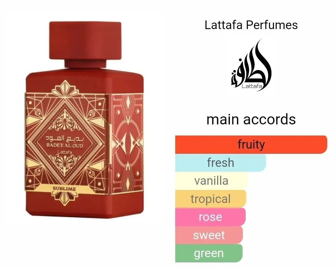 Bade'e Al Oud Sublime by Lattafa – For Unisex - 100ml