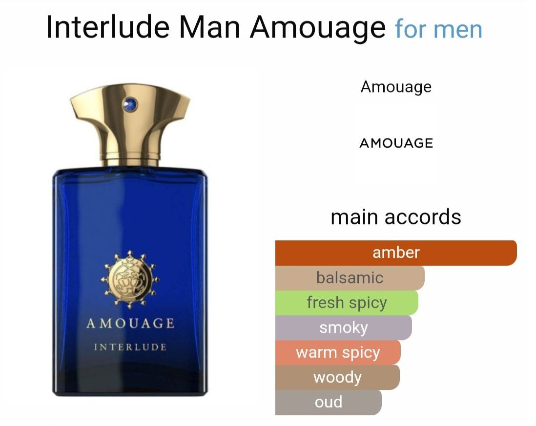 Amouage Interlude Man Eau de Parfum For Men - 100ml
