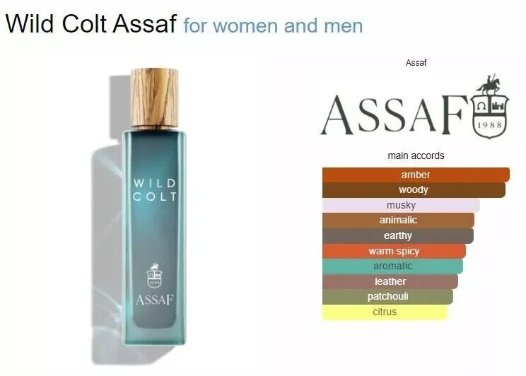 Assaf Wild Colt Eau de Parfum – Unisex Fragrance - 200ml